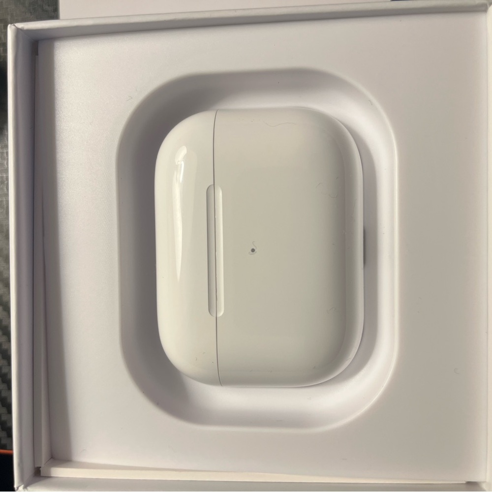 Compact White Earbud Case